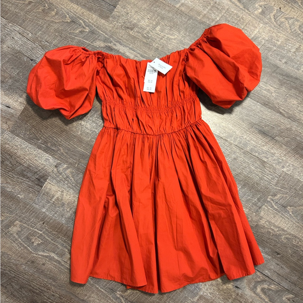 NWT Abercrombie red dress, size M